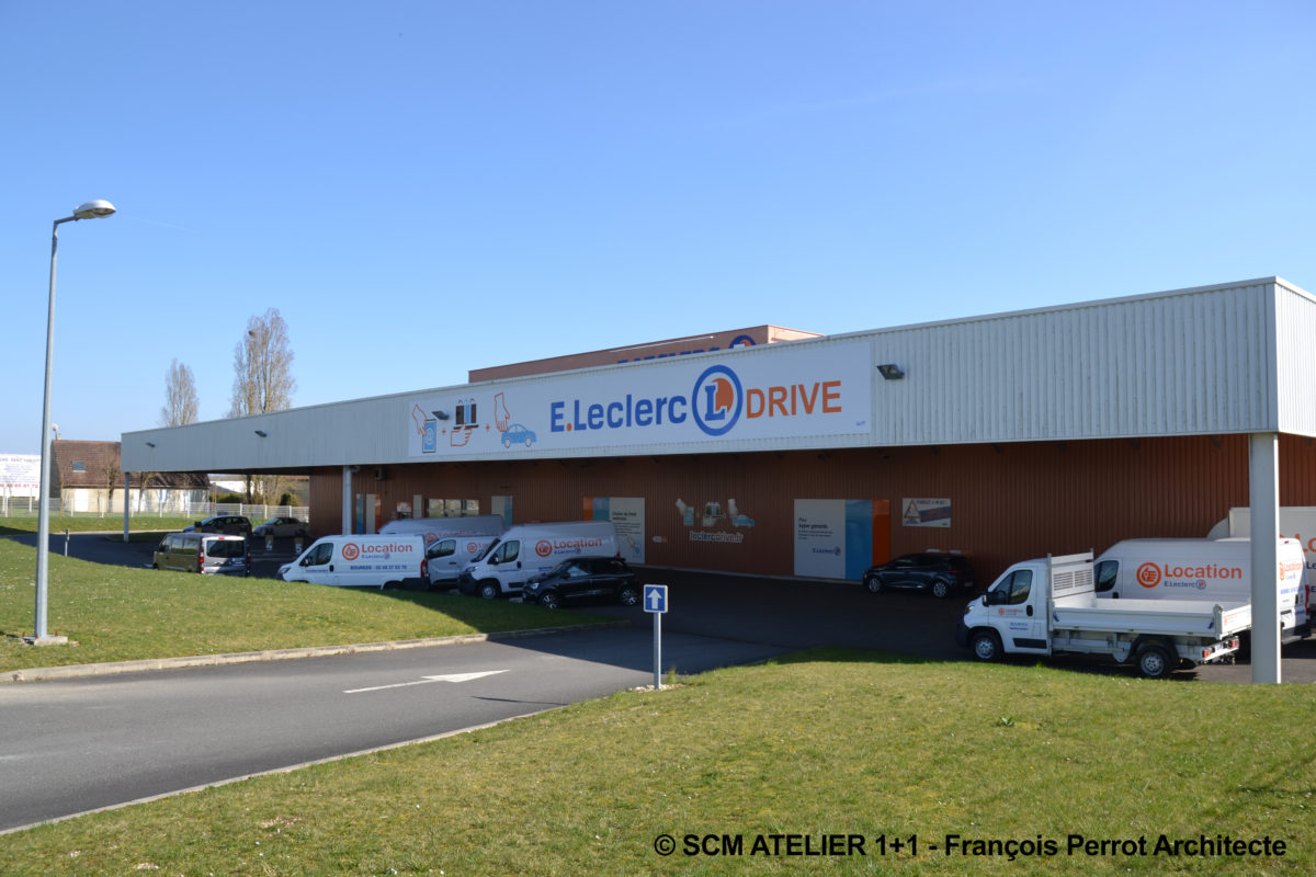 Drive E Leclerc Saint Germain Du Puy Atelier Architecture