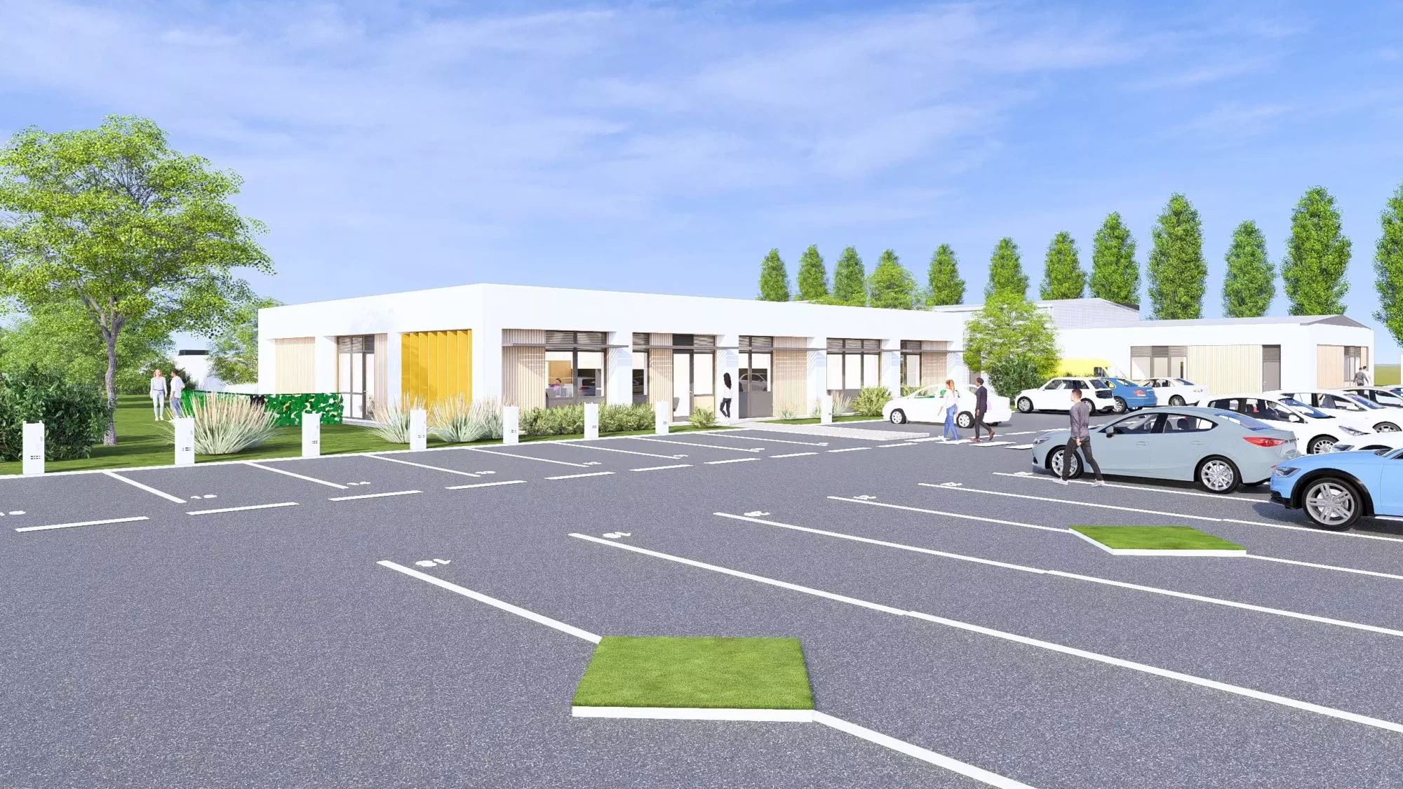 Vue extérieure Sud-Ouest copie